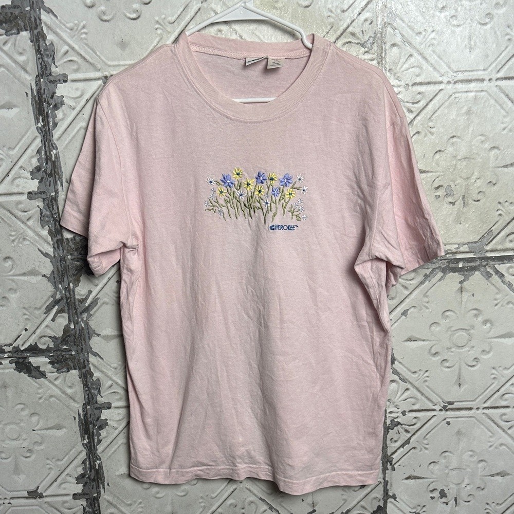 90s Cherokee embroidered tee